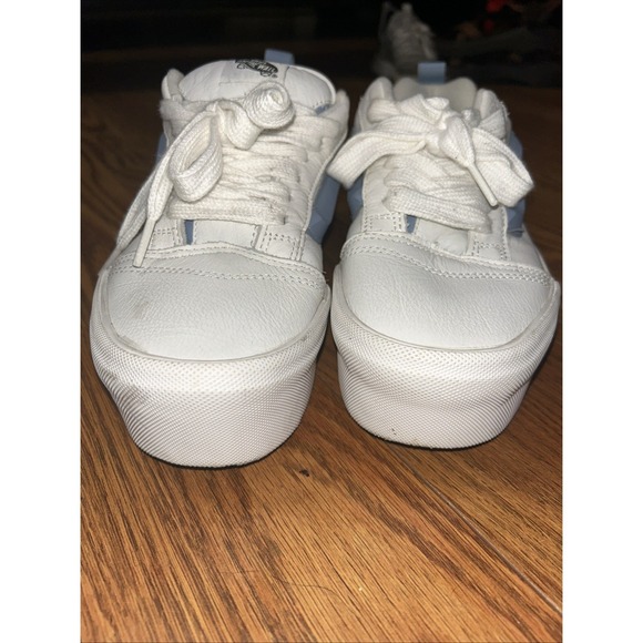 VANS Knu Stack Platform Lift Shoes Periwinkle White Shoes Unisex W 10 M 8.5 - Picture 5 of 9